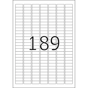 Pašlīmējošas printera etiķetes HERMA Labels Premium A4 25.4x10 mm 4725 gab.