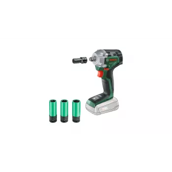 Bosch UniversalImpactDrive 18V-350 (Instrumenta korpuss + Sešstūra adapteris + 3 uzgriežņi 17, 19, 21 mm)