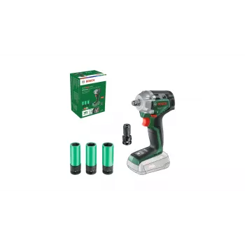 Bosch UniversalImpactDrive 18V-350 (Instrumenta korpuss + Sešstūra adapteris + 3 uzgriežņi 17, 19, 21 mm)