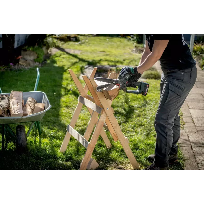 Bezvada ķēdes zāģis Metabo MS 18 LTX 15, 18 V, 1x 2.0 Ah