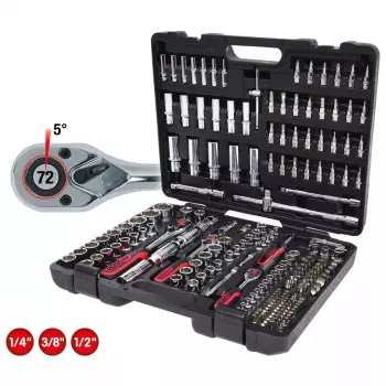 Uzgriežņu atslēgu komplekts KS Tools 918.0795 195 galviņas Imperial 10 kg