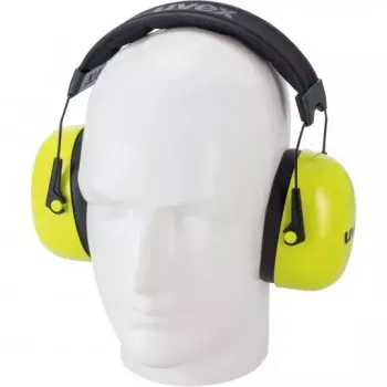 Uvex K20 hi-viz galvas loka ausu aizsargi dzelteni 2630021