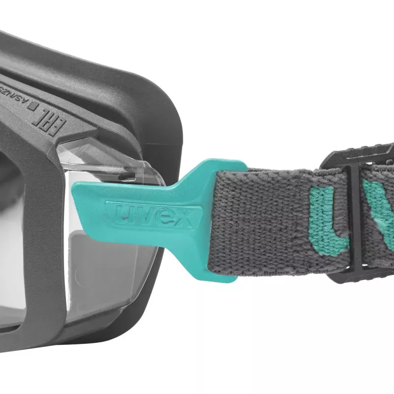 Aizsargbrilles Uvex i-guard+ Polikarbonāta Melna Zila Caurspīdīga Lēca