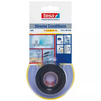 Blīvējuma lente TESA 4600-01-00 Melna 3 m
