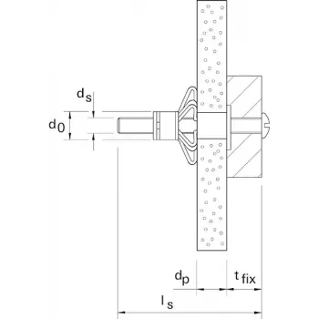Metāla dobuma enkurs Fischer HM 5 x 52 S