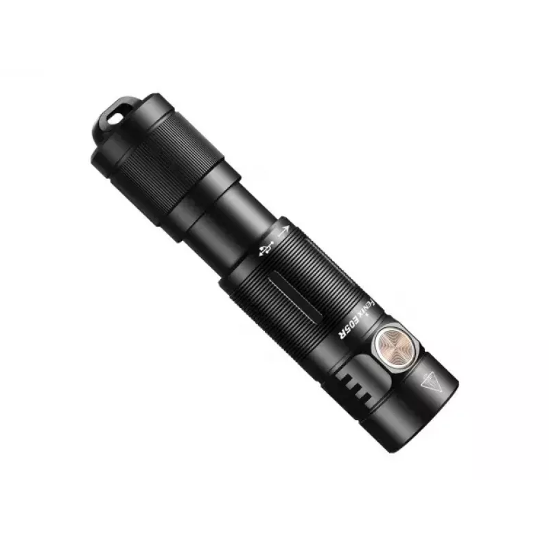 Fenix E05R mazs kabatas lukturis, 400 lm, melns