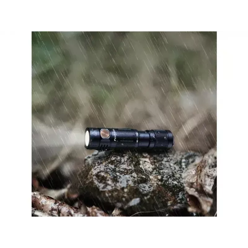 Fenix E05R mazs kabatas lukturis, 400 lm, melns