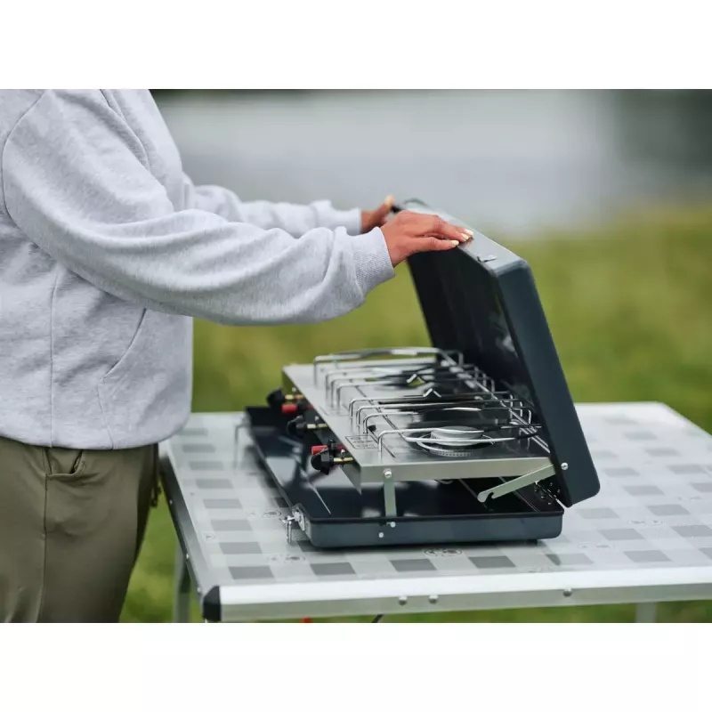 Campingaz Camping Kitchen 2 Grill & Go CV metāla taisnstūra grils 490x350x100 mm