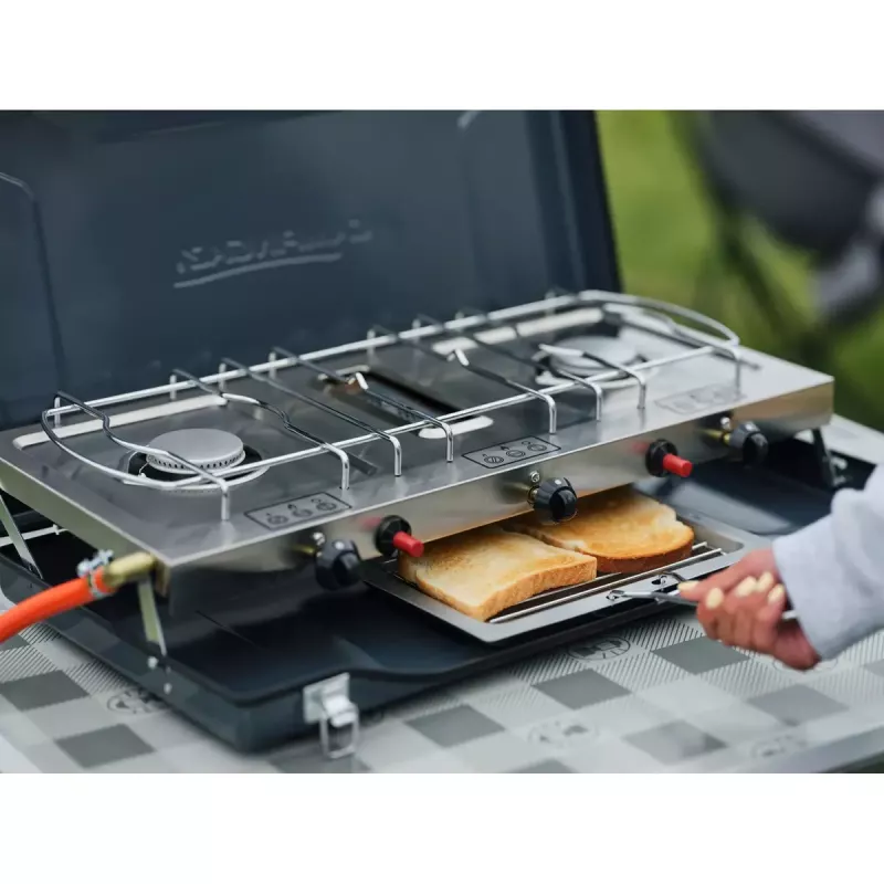 Campingaz Camping Kitchen 2 Grill & Go CV metāla taisnstūra grils 490x350x100 mm