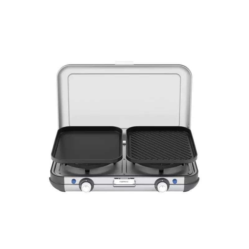 Campingaz Camping Kitchen 2 Grill & Go CV metāla taisnstūra grils 490x350x100 mm