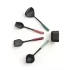 Brabantia Tasty+ 5-detaļu virtuves rīku komplekts (melns, zaļš, sarkans), karstumizturīgs līdz 220°C