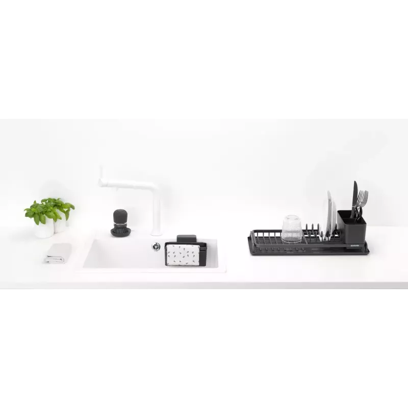 Brabantia 660184 brīvi stāvošs trauku žāvēšanas statīva komplekts, taisnstūra