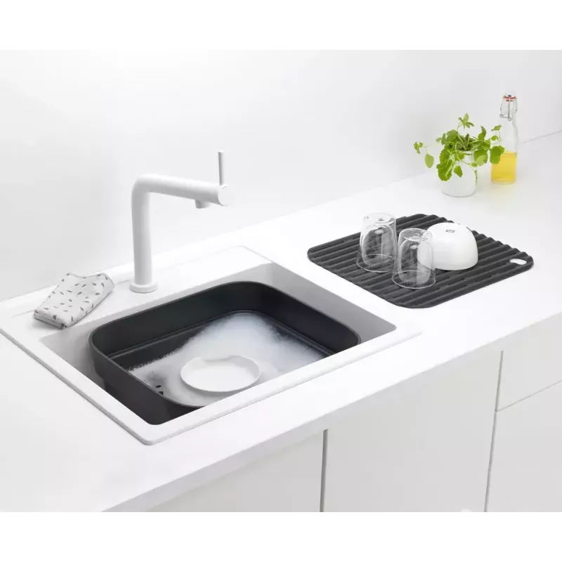 Trauku mazgāšanas vanna Brabantia 302664 Taisnstūrveida Pelēka 374x344x161 mm