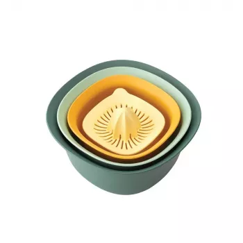 Brabantia Tasty+ Stackable komplekts 3.2L Zils Zaļš Dzeltens