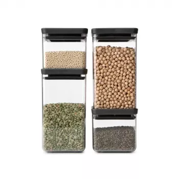 Brabantia Tasty+ Kvadrātveida Plastmasas Burka