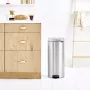 Pedāļu atkritumu spainis Brabantia newIcon Round Brushed steel Diametrs 30 cm