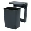 Brabantia 10L Melnais Atkritumu Spainis 260mm Platums 210mm Dziļums 330mm Augstums