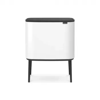 Atkritumu tvertne Brabantia 313547 34L taisnstūra plastmasas balta