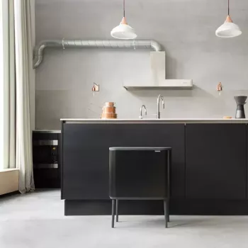 Atkritumu tvertne Brabantia 316067 33L taisnstūra nerūsējošais tērauds melna
