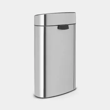 Brabantia Touch Bin Oval Steel 100680 – Divu nodalījumu atkritumu tvertne 23+10 litri