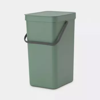 Brabantia 129827 16L taisnstūra plastmasas zaļš atkritumu spainis