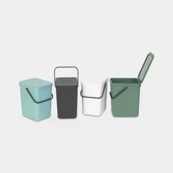Atkritumu tvertne Brabantia 129940 25L Taisnstūra Plastmasa Pelēka