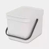 Brabantia Sort & Go 6 L Pelēks Atkritumu Spainis 200x245x181 mm