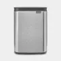 Atkritumu tvertne Brabantia Bo 4 L Taisnstūra Tērauds Melna 22 28 49