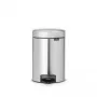 Atkritumu spainis Brabantia newIcon Round Brushed steel