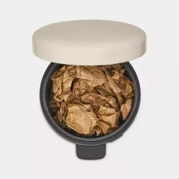 Brabantia NewIcon 5 L Apaļš Atkritumu Spainis Bēšā Krāsā