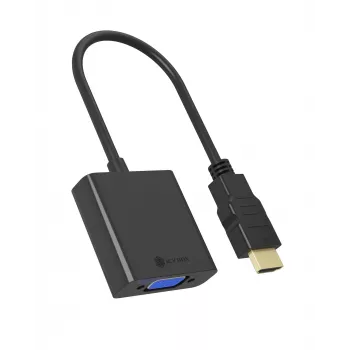 Adapteris HDMI–VGA icybox IB-AC502a — HDMI A (vīrišķais) uz VGA (sieviešu)