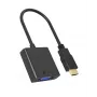 Adapteris HDMI–VGA icybox IB-AC502a — HDMI A (vīrišķais) uz VGA (sieviešu)