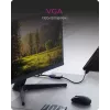 Adapteris HDMI–VGA icybox IB-AC502a — HDMI A (vīrišķais) uz VGA (sieviešu)