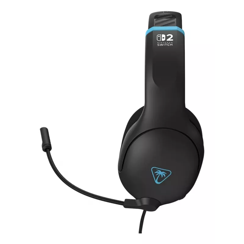 Austiņas Turtle Beach Airlite Fit Charcoal Black vadu spēļu austiņas ar flip-to-mute mikrofonu
