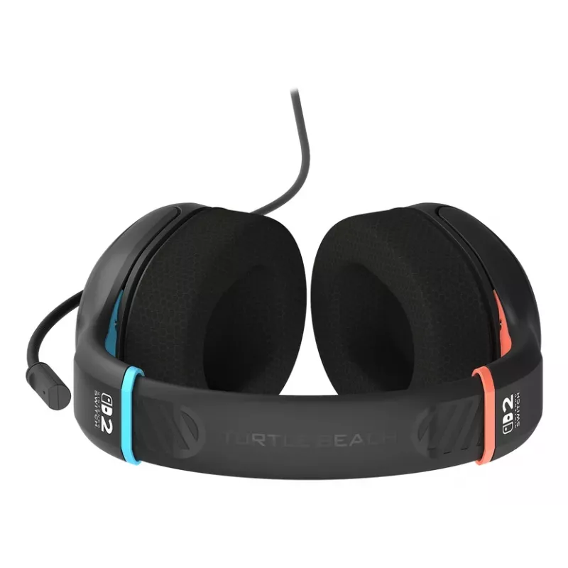Austiņas Turtle Beach Airlite Fit Charcoal Black vadu spēļu austiņas ar flip-to-mute mikrofonu