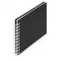 Hama Fine Art fotoalbums Melns 30 lapas 14 x 14 cm Spirāles iesējums