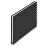 Hama Fine Art fotoalbums Melns 30 lapas 14 x 14 cm Spirāles iesējums