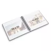 Hama Fine Art fotoalbums Melns 30 lapas 14 x 14 cm Spirāles iesējums