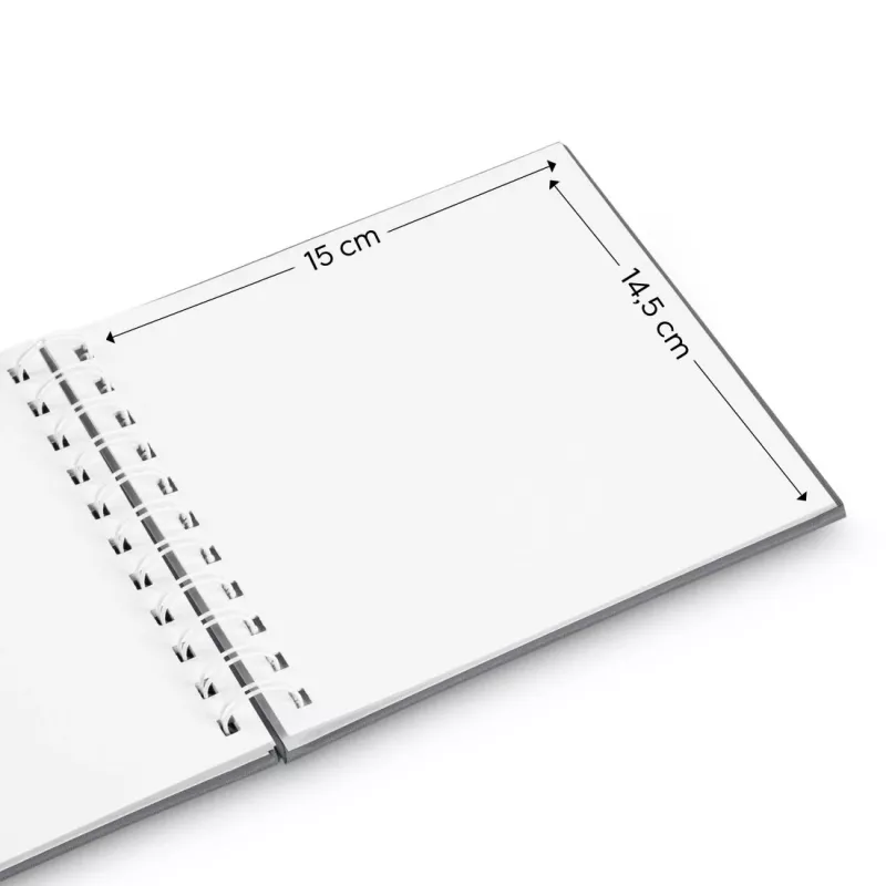 Hama Fine Art fotoalbums Melns 30 lapas 14 x 14 cm Spirāles iesējums