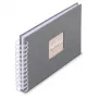 Hama 00009836 fotoalbums pelēks 50 lapas 10x15 spirāles iesējums