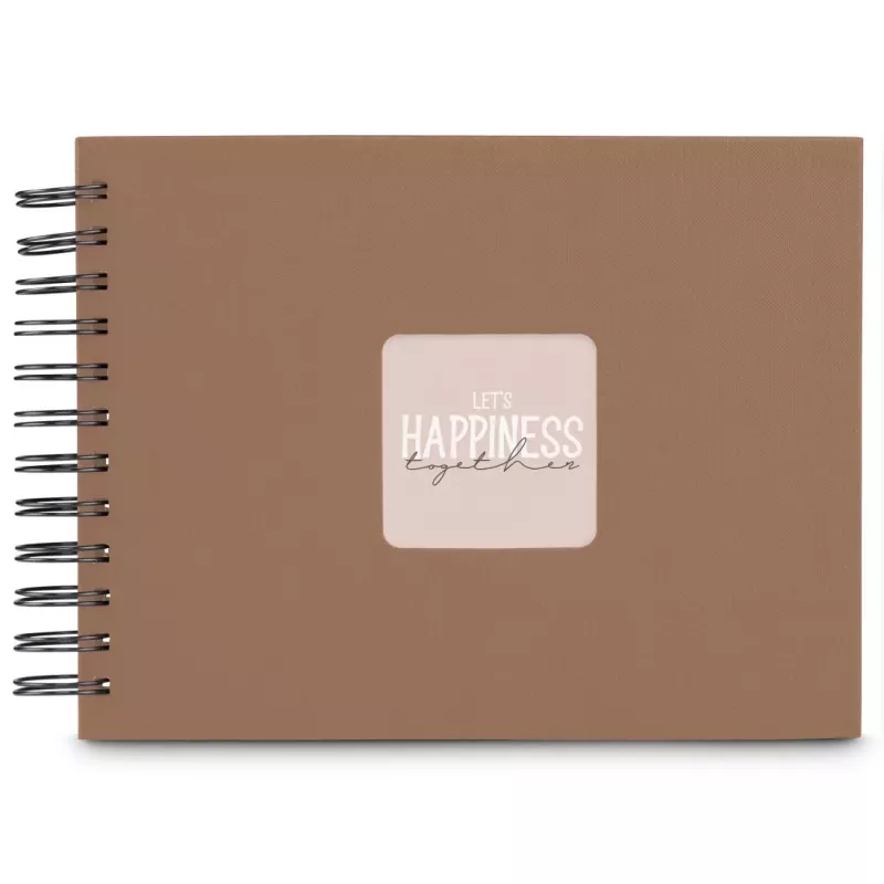 Hama 00009851 Fine Art foto albums ar spirāli 24x17, 50 melnas lappuses, Mousse