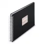 Hama 00009831 fotoalbums Melns 50 lapas 10x15 spirāles iesējums