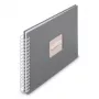 Hama 00009837 fotoalbums, pelēks, 50 lapas, 10x15 cm, spirālē iesējums