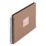 Hama 00009852 fotoalbums Brūns 100 lapas Spirāles iesējums