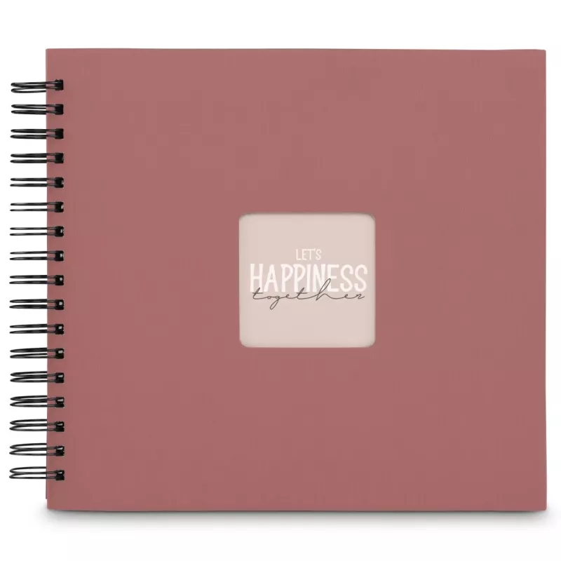 Hama 00009858 fotoalbums sarkans 100 lapas spirāles iesējums