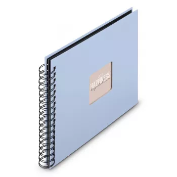 Hama 00009864 fotoalbums zils 100 lapas spirāles iesējums