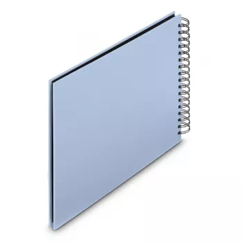 Hama 00009864 fotoalbums zils 100 lapas spirāles iesējums