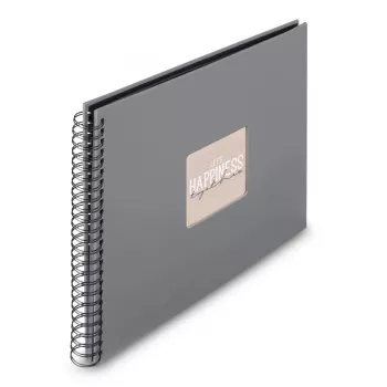 Hama 00009841 fotoalbums Pelēks 50 lapas Spirālē iesējums