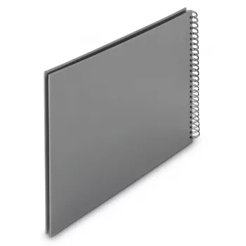 Hama 00009841 fotoalbums Pelēks 50 lapas Spirālē iesējums