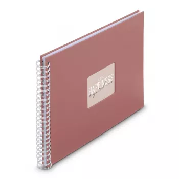 Hama Fine Art fotoalbums Terracotta 300 lapas 10 x 15 cm spirālveida iesējums